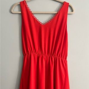 Naked Zebra Red Sundress Size Small